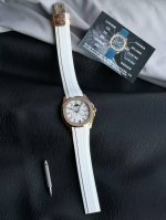 pp+Factory ，先去原装看看，再过来卖，最高版本 最新款 百达翡丽Aquanaut系列推出首款新增便捷实用的复杂功能腕表 5261-001 笑脸雷王 男