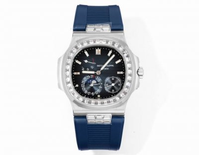 Gr 霸道总裁 来了！百达翡丽5712Gr震撼出世！采用Cal.240 Ps Irm C Lu真珍珠陀自动机芯。全机芯零件265个，21600每小时振荡次数，稳