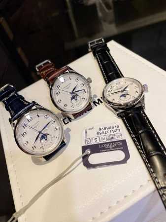 金20钢带20 赵丽颖同款 Longines浪琴 名匠系列女士腕表。全新浪琴名匠月相腕表系列。 诠释女性高贵典雅。精钢表壳直径：34毫米尺寸。官方一致6字位月相 - 点击图像关闭