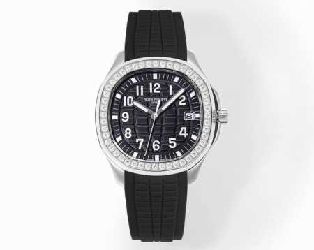 白 -枚 新扣+50。Gr百达翡丽手雷aquanaut Luce5268系列,意大利语“光”，经过重新演绎的现代休闲时尚风格的造型，采用抛光和拉砂cnc雕刻的圆 - 点击图像关闭