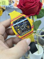 7540理查德Rm27-03公牛真陀飞轮，真碳纤维表壳，重量仅有鸡蛋那么轻，