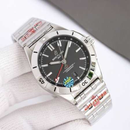 统一价： 百年灵Breitling，机械计时系列A32398101M1A1！ Chronomat Automatic Gmt 40 重磅来袭！ 1这款双时区腕表 - 点击图像关闭