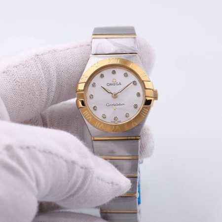 金+20钻+20欧米茄 4代 双鹰 星座 进口石英 28Mm - 点击图像关闭