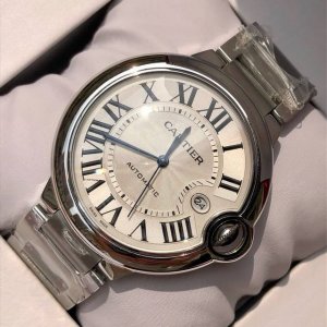 原版开模 打造最高品质 一表一码一卡Cartier 卡地亚蓝气球 男款尺寸 42Mm 完全一致的壳套表带 甚至每个配件都可以与互换 全自动机械机芯 做到和一致每