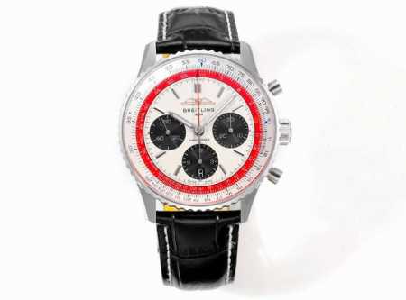Bls出品：百年灵全新航空计时腕表 Navitimer 问世70周年，百年灵以大胆色彩焕新演绎经典腕表。尺寸43Mm，迭代款无疑是地道的航空计时腕表，带有环形飞 - 点击图像关闭