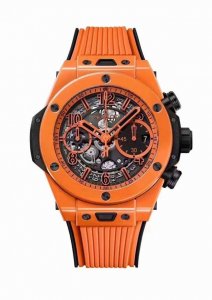 陶瓷领域 谁与争锋 Bbf橙色陶瓷问世 Hublot 宇舶表Big Bang Unico 大爆炸系列彩色陶瓷腕表 标配定制恒宝专属Unico Hub 1280自