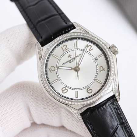 白钻 金钻 Tw 新品 江诗丹顿 Vc 伍陆之型4600E 000A-B402 男款自动机械 运动务皆可盘，格调 品味两不失！ 四大核心竞争力 腕表尺寸40Mm - 点击图像关闭