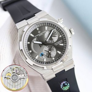 皮 钢3510 9F Factory 新品 江诗丹顿Vc纵横四海 47450 升级版 今天特别推荐 Miyota改一体机 0每小时震荡次数，动力储存40小时！表