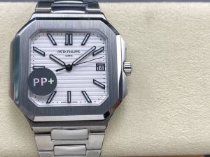 Pp+ 百达翡丽 方形 新系列Cubitus 5821腕表 亮点特色： 1机芯:搭载定制9015改Cal.26-330 Sc一体机，调时不停秒，调时不停秒，摆轮