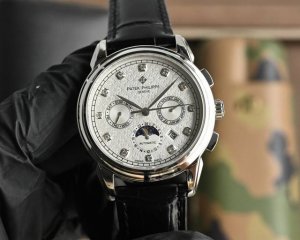 最高版本2025款 百达翡丽复杂功能计时系列上市 Patek Philippe 贵族的艺术品！独家字面加高档内影Logo，搭配进口9100多功能机芯 0返修 功