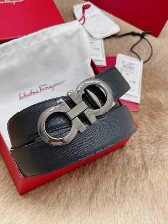 特 Ferragamo.菲拉格慕 全套包装包装 宽度3.5Cm 高级定制款男士皮带 双面进口牛皮 可双面使用 自行选择搭配 真材实料 很有质感 时尚经典不失风范 - 点击图像关闭