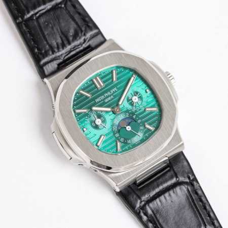 Tw出品 白壳 金壳 百达翡丽 Pp 5740 01--R68 超复杂多功能鹦鹉螺重磅登场，迄今推出的首款nautilus复杂腕表，以超复杂的工艺技术打造休闲运 - 点击图像关闭