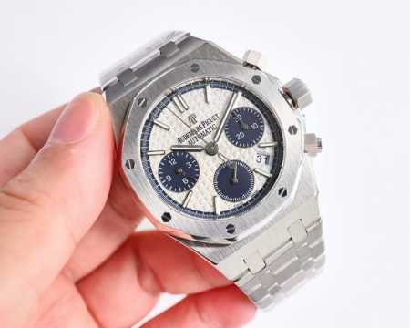 白壳 金壳 热门爱彼audemars Piguet 皇家橡树系列26715Bc.Zz.1356Bc.01。 38Mm尺寸1:1 目前最高机械机芯版本正品是机械！ - 点击图像关闭