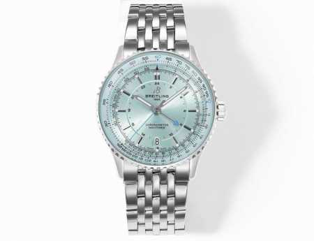 白 -金 钢带+100 Tw真情演绎，百年灵 Breitling 航空计时1系列 到货！！！又一枚航天飞行员腕表由此诞生！新款百年灵包含了四大要素：坚固可靠、功 - 点击图像关闭