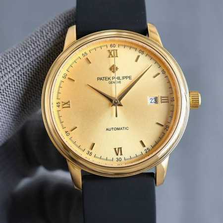 白 金+50匠新之作 推出最新款式百达翡丽Patek Philippe高版本高级自动腕表！男士腕表简单不失大气 40Mm表径，316精钢表壳，搭载原装全新进口8 - 点击图像关闭