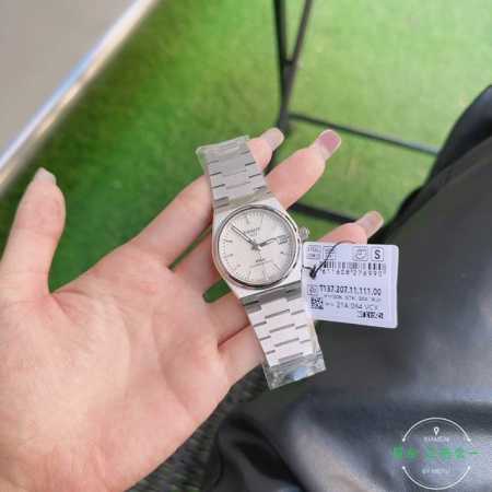机械 天梭 新款机械型号T137 机械 天家橡树”Prx系列 表径男40Mm Pvd镀折叠扣瑞士高级蓝宝石玻璃。 欢迎下单秒发 - 点击图像关闭