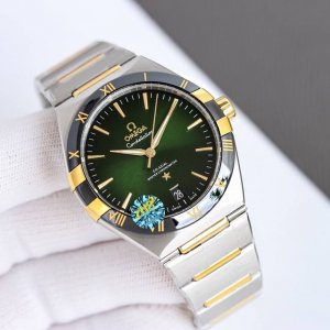 皮带 钢带 欧米茄 Omega 星辉永恒之星座腕表第五代 星座系列！全新原装尺寸41Mm腕表！Om68 1圈口升级，原装一致抛光进口陶瓷表圈，刻度采用白金电镀工