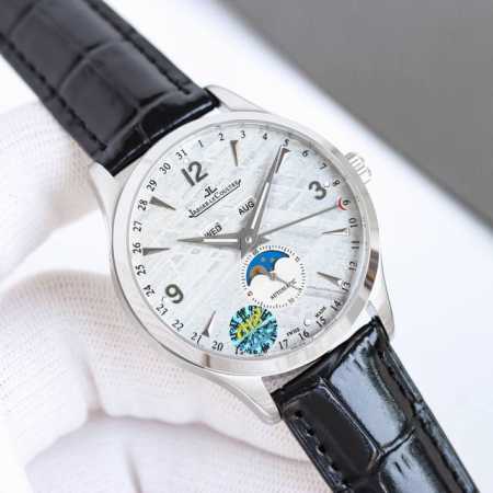 白壳 金壳 Jaeger-Lecoultre 积家 推出 Master Calendar日历大师1558420系列腕表 Factory 聘请制表师傅通过两年无数 - 点击图像关闭