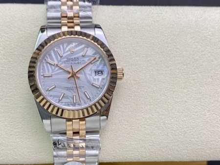 SK Factory 女款 劳力士Rolex 单历 日志型31mm 直径 31mm 机芯 搭载全自动机械机芯 圈口 劳力士RingCommand三角坑纹 光圈 - 点击图像关闭