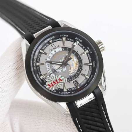 Sj出品 胶带 钢带 电镀圈+50 Mma 欧米茄 Omega 海马系列 Jr2 海马世界时220.92.43.22.99.001 1:表壳 正品模版开模与正品 - 点击图像关闭