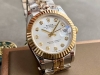 SK Factory 女款 劳力士Rolex 单历 日志型31mm 直径 31mm 机芯 搭载全自动机械机芯 圈口 劳力士RingCommand三角坑纹 光圈
