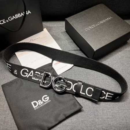 特 Dg，宽3.8Cm Dolce&Gabbana 新款 男士织带印花腰带，搭配进口头层牛皮 - 点击图像关闭