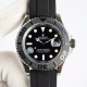 Yacht Master 游艇名仕型 116655 运动男表 精钢镀厚玫瑰金表壳 陶瓷表圈 可双向转动 旋入式表冠 蓝宝石镜面有日历放大镜6点位镭射皇冠防伪 橡