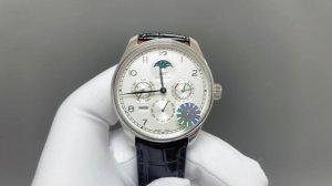 新品 万国葡萄牙系列万年历腕表，复刻界最复杂的腕表，所有功能同步原装，所有功能调节通过把头控制，搭配正一体机机芯！腕表摆幅28800节拍！品质保证 DDD 1