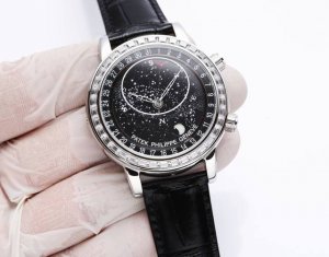 白钻 . 金50. Pp.百达星空市场最高版本 功能和机芯跟正品一样 采用cal.240珍珠陀超薄机芯 百达翡丽星空升级终极v5版 此次做了比较大的升级 请认准