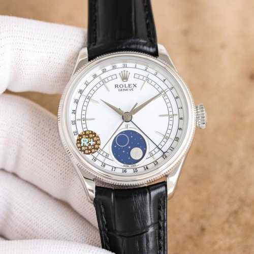 统一 R+ Factory 120克配重版 Rolex切利尼月相型面市 原版尺寸：39Mm13.2 定制版红轮Cal.3195型机芯还原原装所有功能及8点位快调