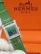 Heure H腕表 新款大钻石 镶钻 26X26Mm 白色天然珍珠母贝表盘，瑞士石英机芯，可自由搭配手拆卸意大利牛皮或美洲鳄鱼皮，不锈钢针扣，底盖立体浮雕爱马仕