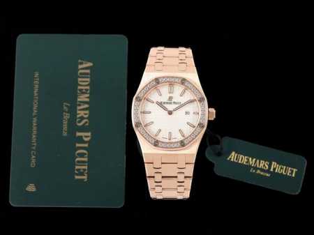 Audemars Piguet爱彼 皇家橡树系列67651Or女士石英腕表～闪耀登场！女神百搭款，闪闪惹人爱！ App购入正品拆解开模，全程Cnc打磨，多次校对 - 点击图像关闭