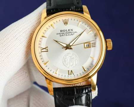 白壳 金壳 店家爆款主推 劳力士 Rolex 升级版本 男士腕表 采用独特的表盘设计 搭配五金装饰钉的3D立体感，整体效果更显高档奢华的劳力士， 初识劳力士必憧 - 点击图像关闭