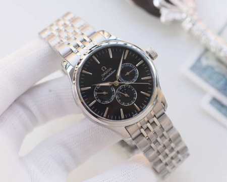 白壳 ，金壳 ，钢带20 品牌：欧米茄-Omega 类型：男士腕表 壳套：顶级版316精钢L 表带：进口小牛皮 316L精钢表带 机芯：全自动机械机芯 镜面：蓝 - 点击图像关闭