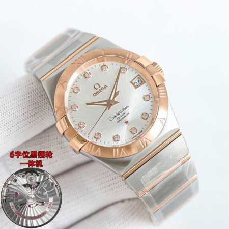 光1500 钻2020诚意之作 致敬经典 欧米茄 Omega 星座系列38Mm 欧米茄双鹰星座系列38Mm腕表将其星座系列的独特魅力完美展示，世人所熟知的“抓爪 - 点击图像关闭