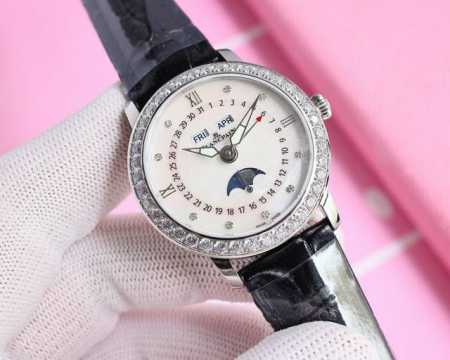 白 金 钻50 宝铂 女装3663全日历型腕表35Mm，Twt Factory 聘请制表师傅通过两年无数次测试，期间损坏机芯上百个，从星期，月相，到日历，月份一 - 点击图像关闭