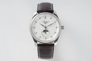 Aps升级版全新升级四针浪琴名匠月相腕表，全新定制一体机l899.5同步原装小轴承，超级稳定 ，几乎0返修！！！ 1腕表尺寸40X11毫米。表壳尺寸工艺完美复制