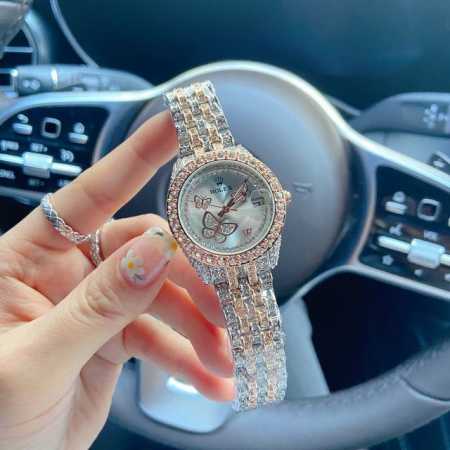 爆款推荐 演绎百变女神2022年度最佳女款 劳力士新款rolex 淑女珠宝系列 时尚女表 简约三针 圈口独特镶施华洛世奇方钻高雅美观满钻面 配搭罗马数字 至简至 - 点击图像关闭