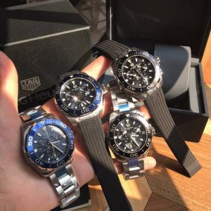 新包装加60。爆款，新到硬货，Original Tagheuer,泰格豪雅竞潜系列石英计时表，专柜1万+。 ~43Mm表径，蓝宝石镜面，超强夜光指针，原装机芯，