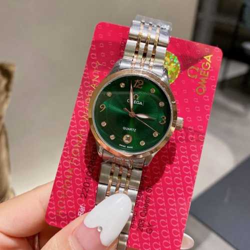 金 钻20 Omega 欧米茄 最新女士腕表 期待梦幻与惊喜 将华丽装点于腕间 悦享浪漫之感 316L精钢表壳 进口石英机芯 矿物质强化玻璃镜面 精钢表带及多色