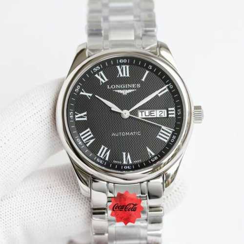 皮带 钢带 Kl工厂年末终极产品 终极版浪琴 Longines 名匠双日历l2.775都有哪些特点 搭载和正品机芯一致的亚洲eta2836-2自动机芯 正品型号