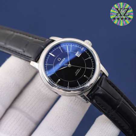 白 金 欧米茄新款蝶飞系列，为每一位男士精心制作，高品质产品，送礼自戴精品，欢迎来撩，机芯：搭配全新进口8215 零返修 尺寸：40Mm，材质：316精钢，镜面 - 点击图像关闭