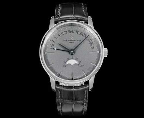 全新升级版Vacheron Constantin 经典之美品鉴江诗丹顿传承逆跳日历款腕表 型号40 00R-B329。盘面设计独树一帜，功能简单实用。采用自制C
