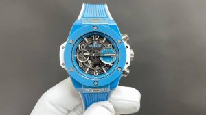 今日推荐 宇舶 陶瓷之王 蒂芙尼蓝 42Mm 1280计时机 顶级品质 出货实拍图！出货实拍