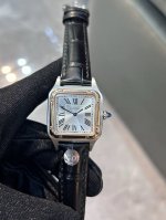 独家实拍图 卡地亚杜蒙系列，瑞士石英机芯 Cartier Dumont Battery Watch，Swiss Movement