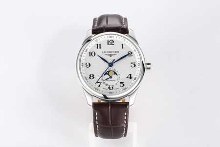 统一 臻于品质 感受经典 Tw出品 Longines浪琴名匠月相40Mm腕表，搭载复刻l899.5一体机芯 所有功能同步原装 。 三大市场唯一』： 摆轮板镂空对 - 点击图像关闭