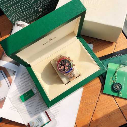 送礼首选140劳力士-Rolex宇宙计型迪通拿 型号116598 Rbow男士多功能腕表 原版开模复 直径40Mm厚度11Mm采用原装进口石英机芯矿物质耐磨镜面