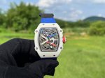 Richard Mille 理查米尔 Rm67-02 男士系列超薄一体机芯，原装数据 12点发条轮超大动能储存，六点位原装摆陀 自动上弦腕表，酒桶表壳以Rich