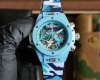 全新突破 Hublot Big Bang 灵魂 融合碳纤维 呈现轻盈质感 稀世佳作 巅峰创造 彩色碳纤维材质hublot 宇舶表big Bang 大爆炸系列彩色