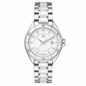 可以订做专柜查验码 批: 原盒:50 新款泰格豪雅女表，很赞！今夏最爆女装陶瓷表，新款硬货，独家首发！Original Tagheuer,泰格豪雅竞潜系列女士石